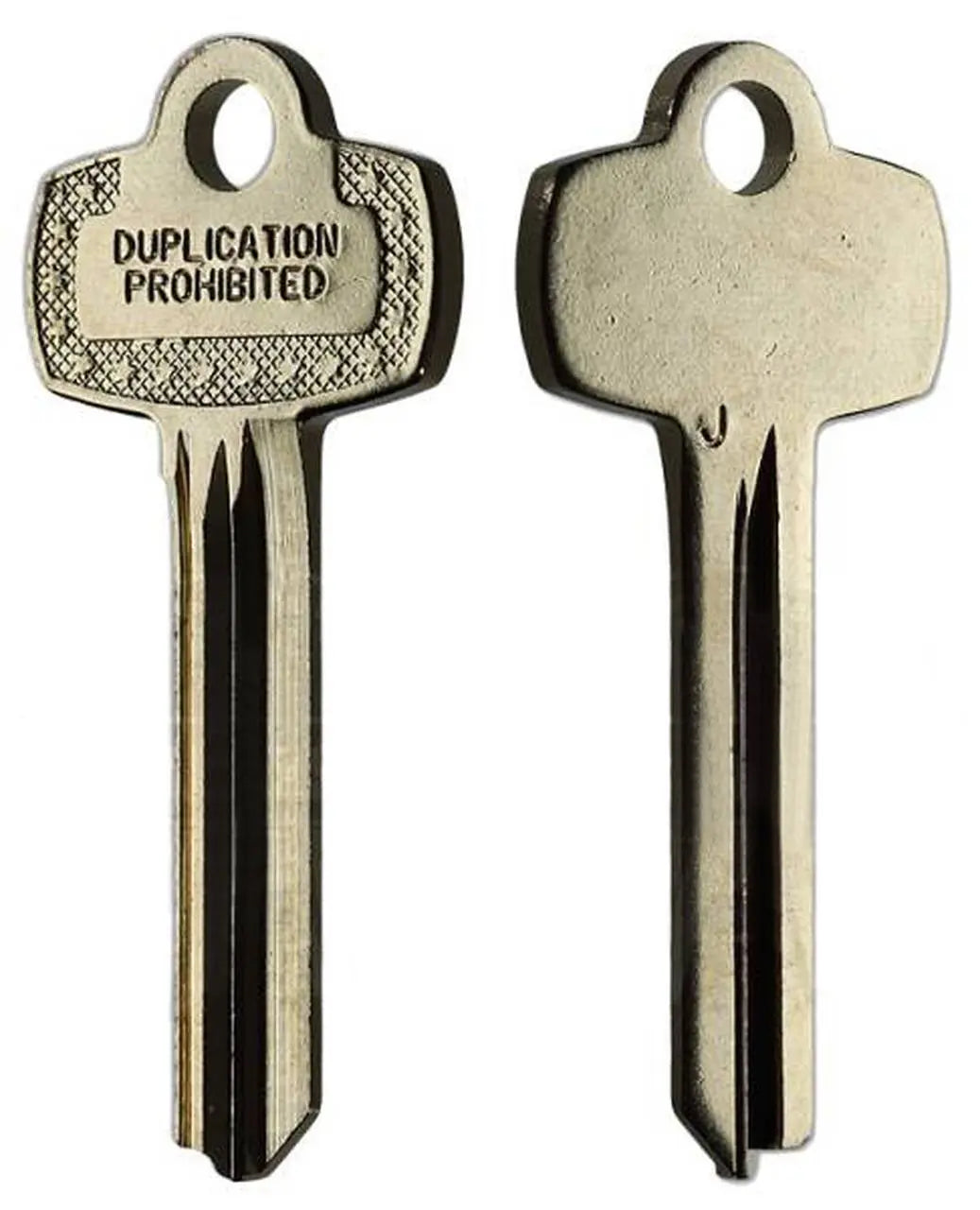 Kaba Ilco 1A1J1 Look-Alike Best J Key Blank, Nickel Silver