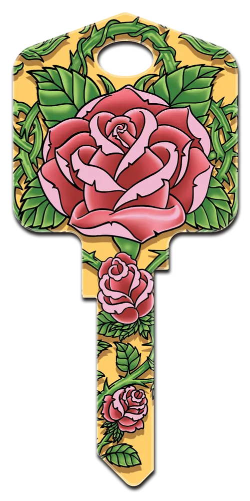 SC1-AI5 Achilles Ink Schlage  Roses