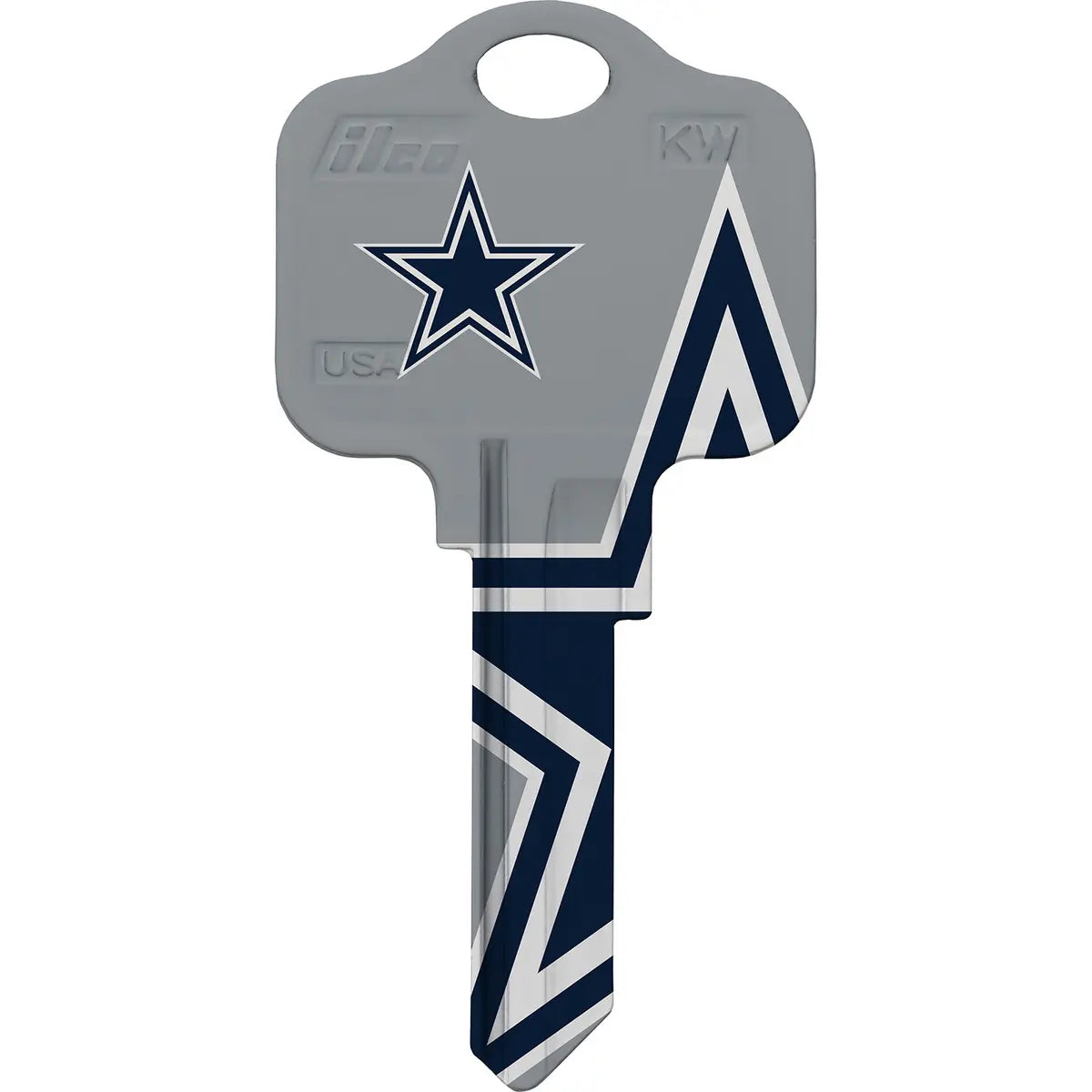 Kaba Ilco KW1-NFL-COWBOYS Dallas Cowboys Football House Key Blank KW Keyway