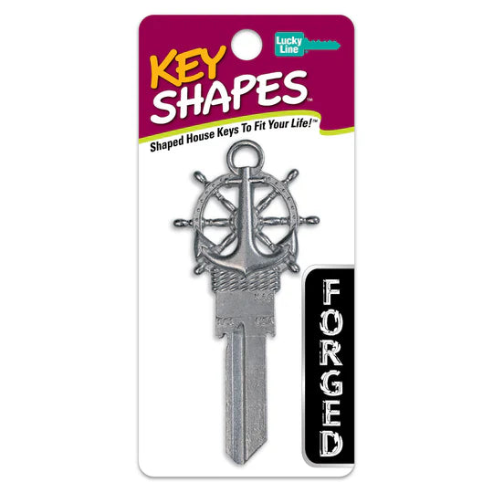 Lucky Line B304S Forged Anchor Key Shape Schlage SC1 1 Per Card
