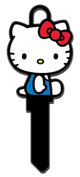 KW-SR14 Hello Kitty Keys Kwikset Hello Kitty Shape