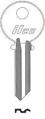 Kaba Ilco 999A Key Blank – Yale Y2 Keyway, 6-Pin, Nickel-Plated Brass