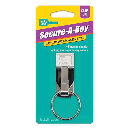 Lucky Line 40401 Secure-A-Key Clip On 1 Per Card