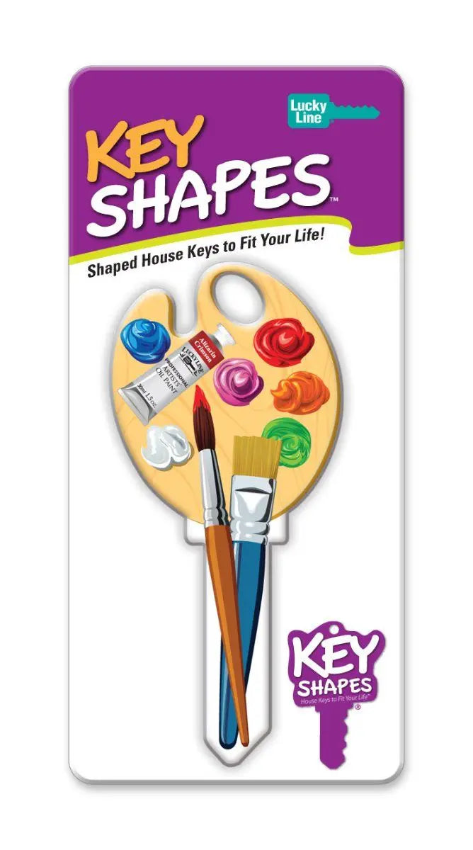 Lucky Line B138K Artist KeyShapes Blank,  Kwikset  KW1/KW10