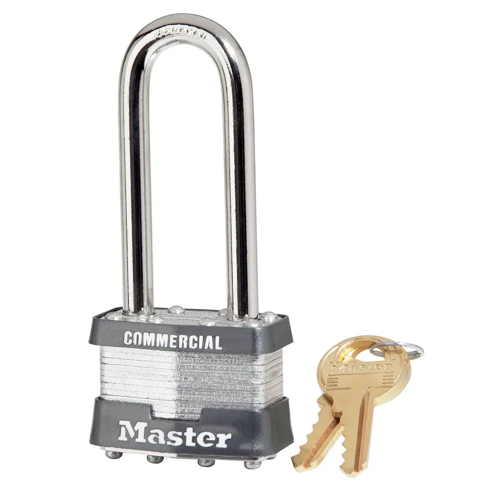 Master Lock 1LJKA 2215 Laminated Steel Padlock 1-3/4" Body, 2-1/2" Tall 5/16 Diameter Shackle, Keyed Alike