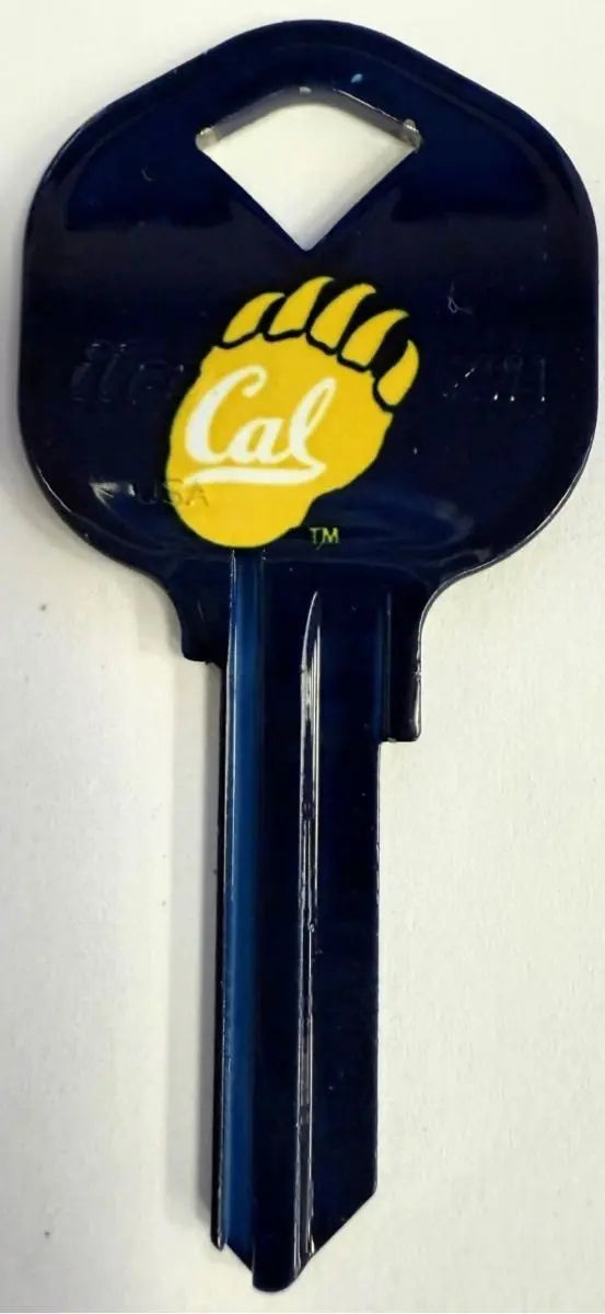 Kaba Ilco CK-KW1-CALIFORNIA College Golden Bear "Cal" House Key Blank KW1 Keyway