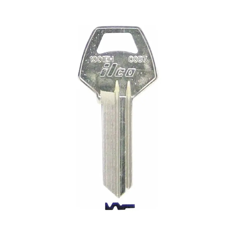 Kaba Ilco 1001EH Key Blank – Corbin CO87 Keyway, Nickel-Plated Brass, 5-Pin