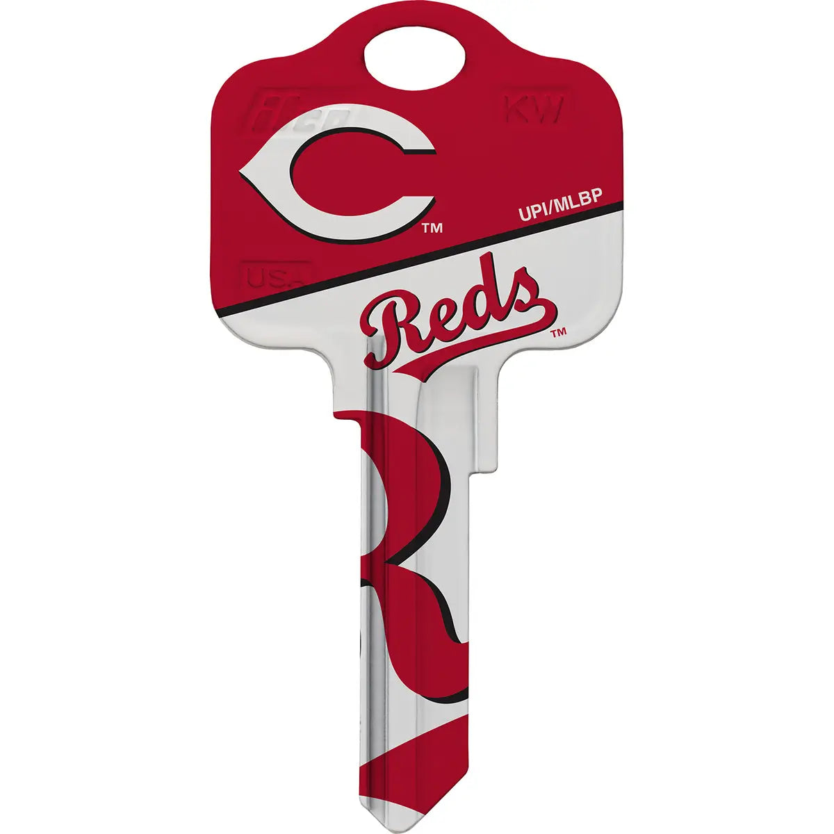Kaba Ilco KW1-MLB-Cincinnati REDS Baseball House Key Blank KW Keyway