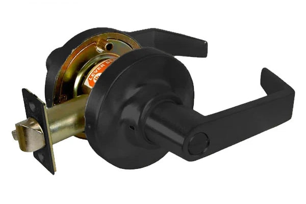 Marks USA 195L/19 Grade 1 Lock, Privacy, American Lever, 2-3/4", Matte Black