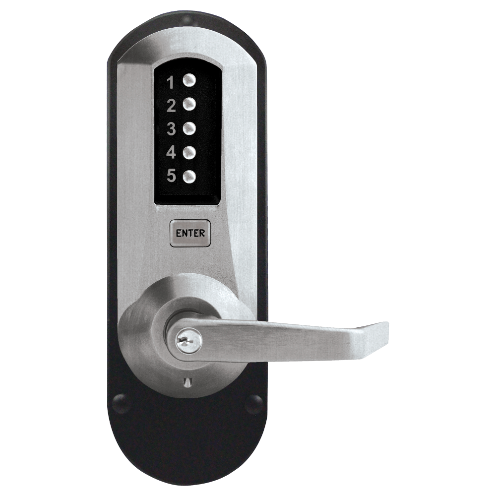 DormaKaba 5010XSWL-26D-41 Exit Trim, Winston Lever, KIL, Schlage C Keyway, Satin Chrome