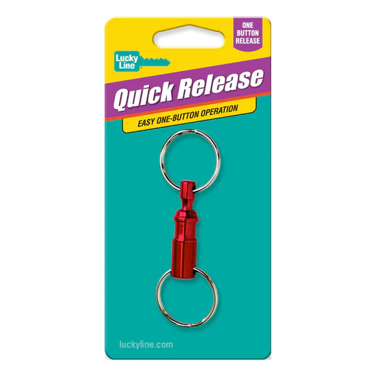 Lucky Line 70601 Quick Release Aluminum Asst Color 1 Per Card