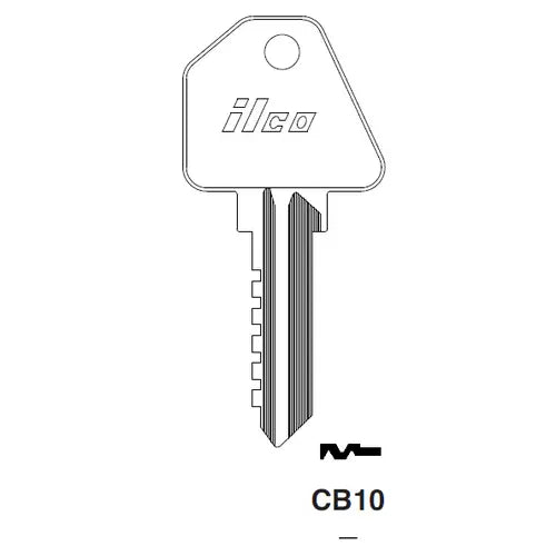 Kaba Ilco CB10 Key Blank, Emhart