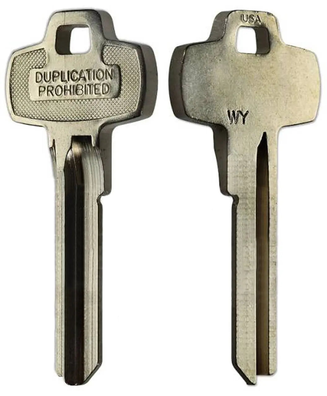 Kaba Ilco 1A1WY1 Look-Alike Best WY Key Blank, Nickel Silver