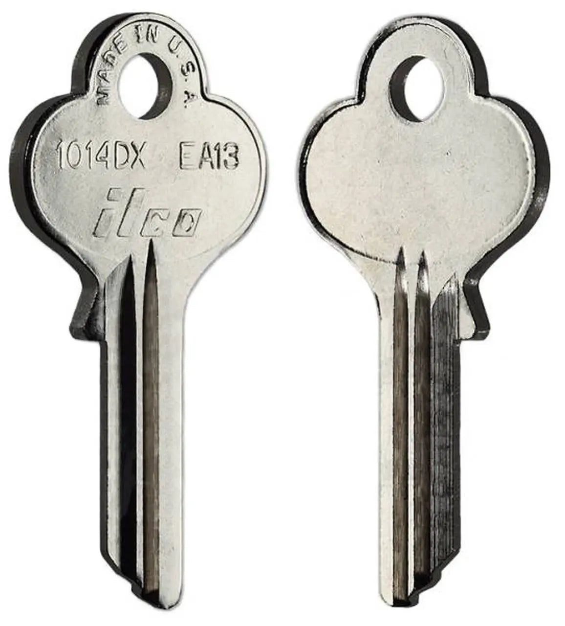 Kaba Ilco 1014DX Key Blank – Eagle Keyway EA13, 5-Pin, Nickel-Plated Brass