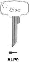 Kaba Ilco ALP9 Key Blank