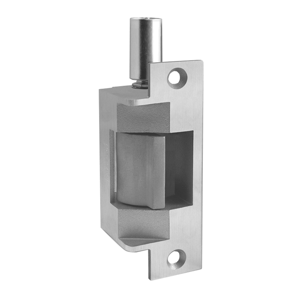 HES 712-75 24D 630 Fail Secure, Complete 24VDC Electric Strike, 3/4" Keeper, Metal Frame, Satin Stainless Steel