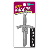 Lucky Line B301K Forged Sword Key Shape Kwikset  KW1/KW10 1 Per Card