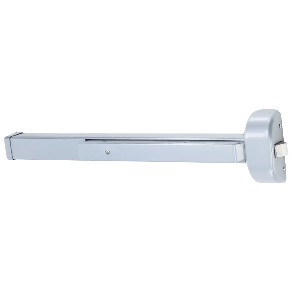 Arrow Lock S1250-AL Grade 1 Rim Exit Device, 32-1/4" to 36" Wide Door, Hex Key Dogging, Aluminum Painted Finish