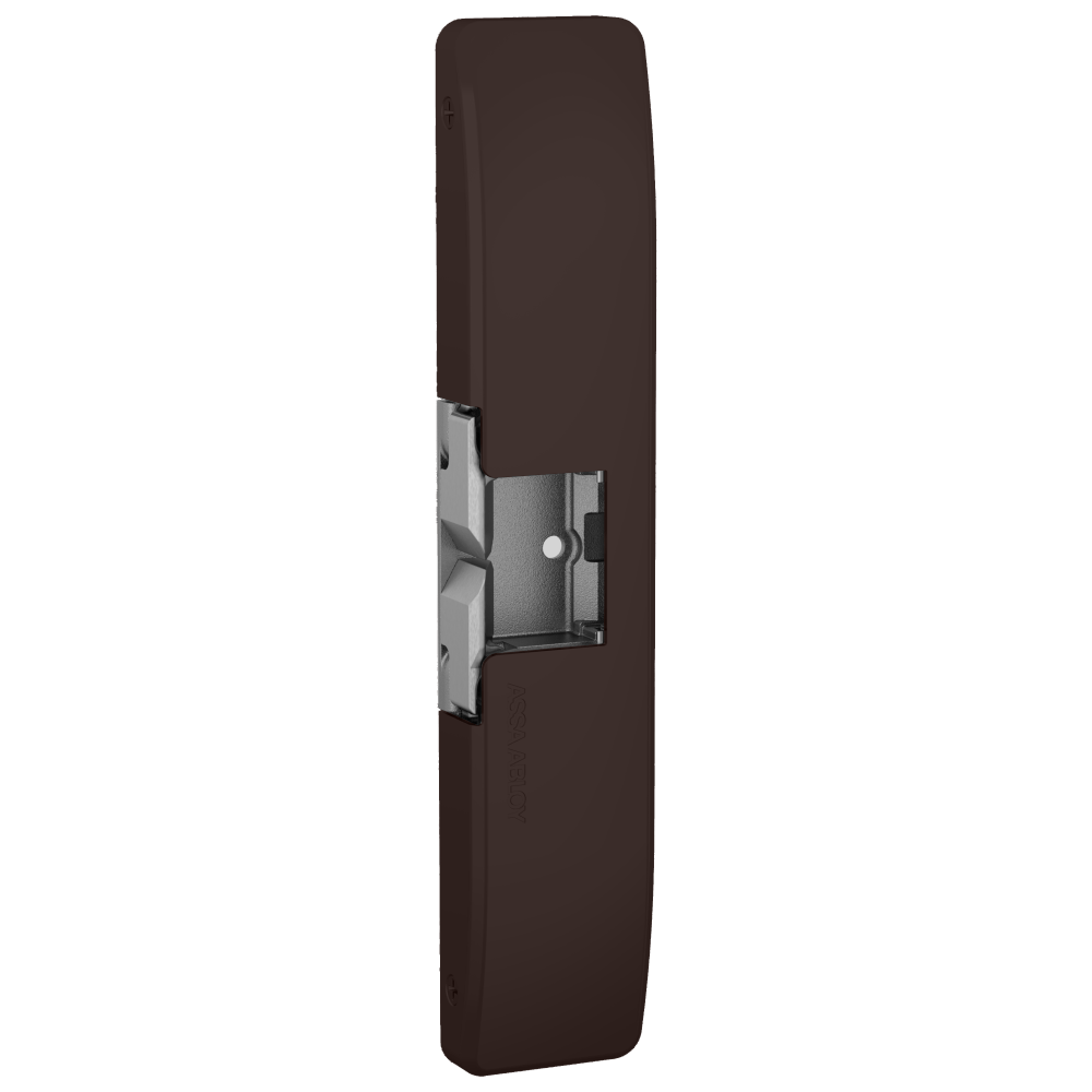 HES 9600-613E-LBSM Grade 1 Electric Strike, Fail Safe/Fail Secure, 12/24 VDC, Surface Mounted, 3/4" Thickness, Latchbolt Strike Monitor, Dark Oxidized Bronze Finish