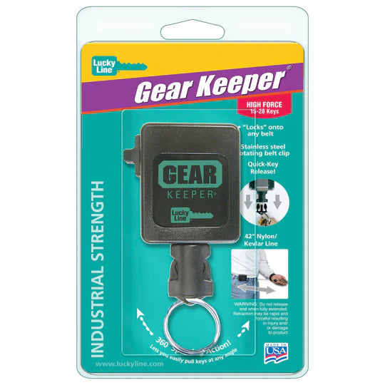 Lucky Line 47301 Gear Keeper High Force Key Reel