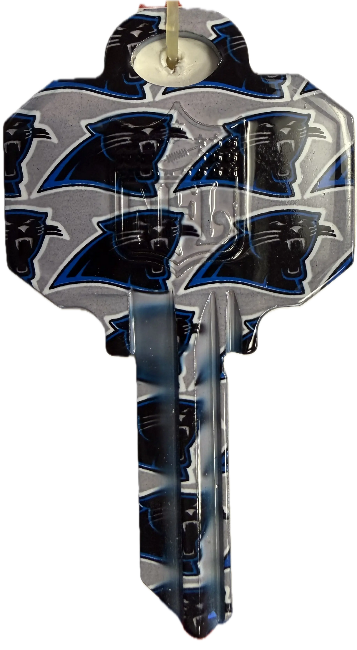 Kaba Ilco SC1-NFL-PANTHERS Carolina Panthers Football House Key Blank SC1 Keyway, multiple images