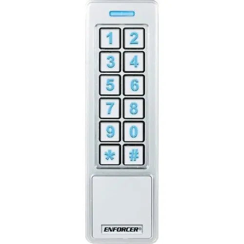 Seco-Larm SK-B241-PQ 12-24 VDC, Mullion, Keypad Bluetooth with Prox Reader