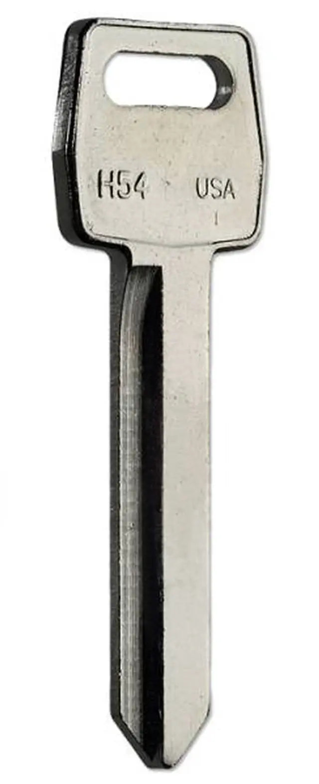 Kaba Ilco 1184FD Automotive Key Blank – Ford H54 Keyway, Nickel-Plated Brass
