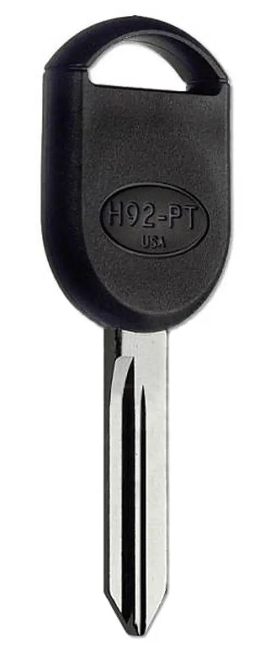 Kaba Ilco H92-PT Ford Transponder Key – 4D63 Texas 80-Bit, H75 Keyway
