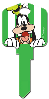 SC1-D85 Disney Goofy House Key Blank, Schlage Keyway