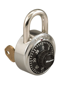 Master Lock 1525EZRC Resettable Combination Padlock with Key Control – Locker Lock