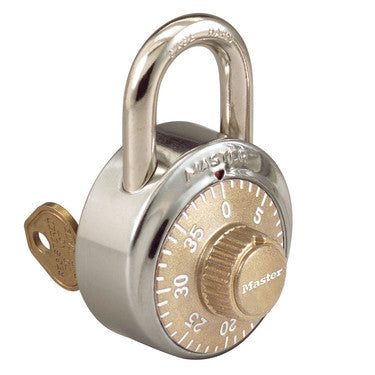 Master Lock 1525 Combination Padlock with Key Control – Locker Lock