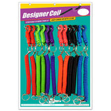 Lucky Line 41612 Designer Coil with Ring Clip 12 Per Card