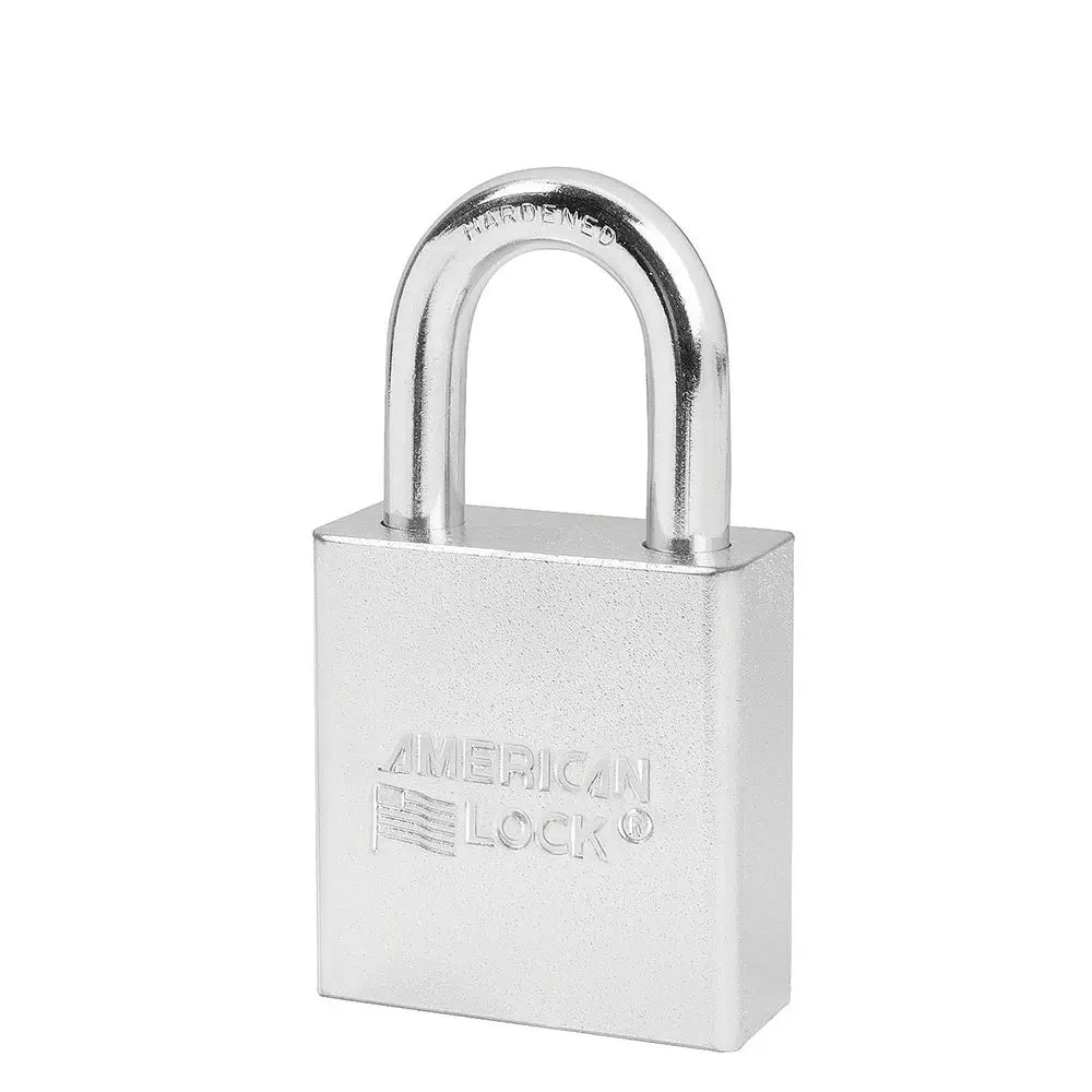 American Lock A5200 Solid Steel Padlock 1-3/4" Body, 1-1/8" Tall 5/16" Diameter Shackle, Keyed Different