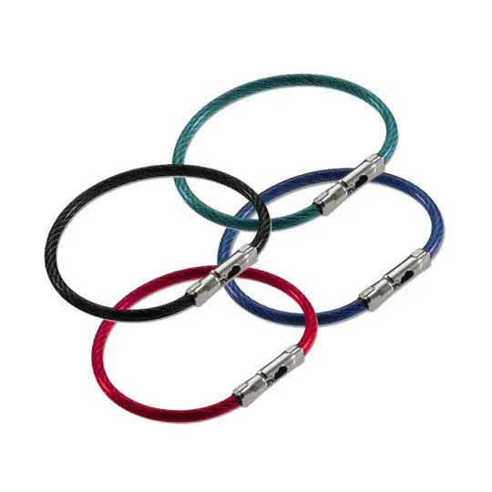 Lucky Line 71101 Flex-o-loc Cable Key Ring 1 Per Card