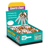Lucky Line 16100 Sports Key Cap Asst 200 Per Display Box