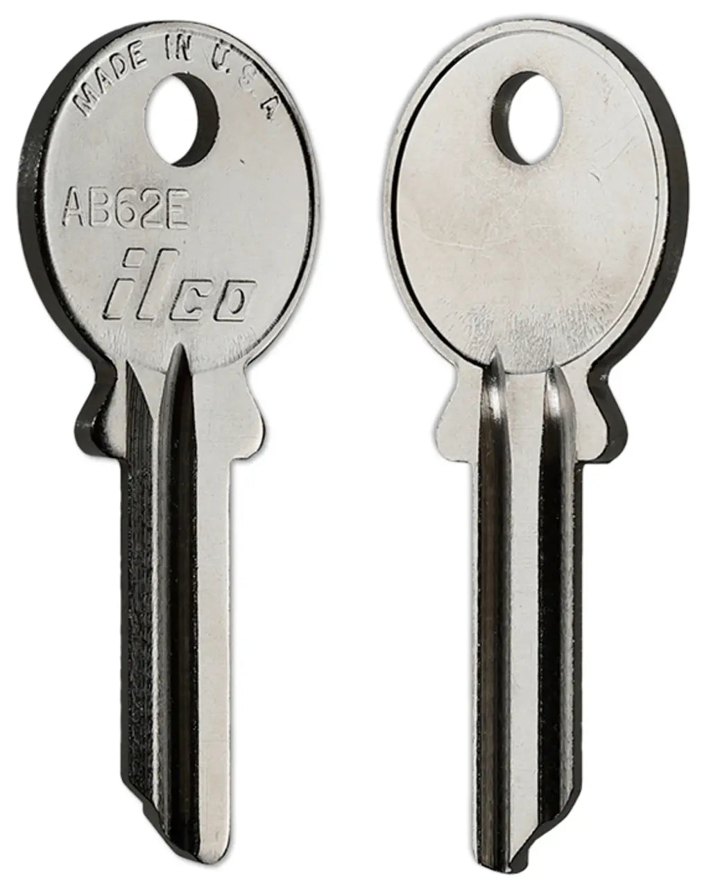 Kaba Ilco AB62E Key Blank – Abus Keyway, 5-Pin, Nickel-Plated Brass