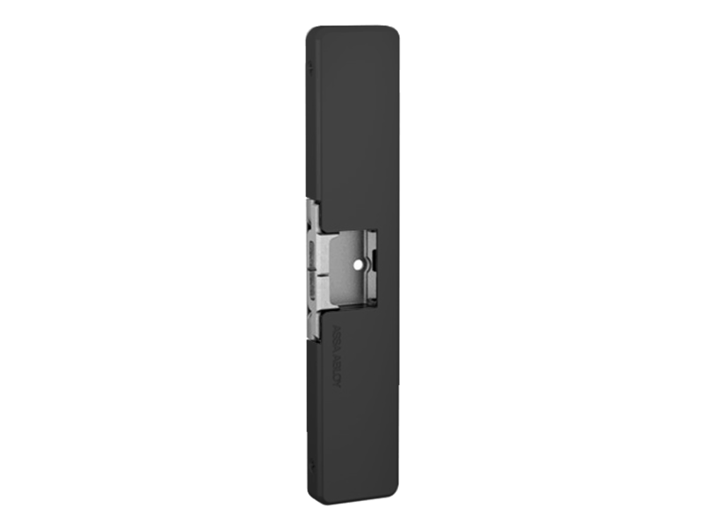 HES 9800-BSP Fail Safe/Fail Secure, Complete 12/24VDC Electric Strike, Surface Mounted, Grade 1, 1/2" Thick Strike Body, Non-Handed, Black Suede Powder Coat Finish
