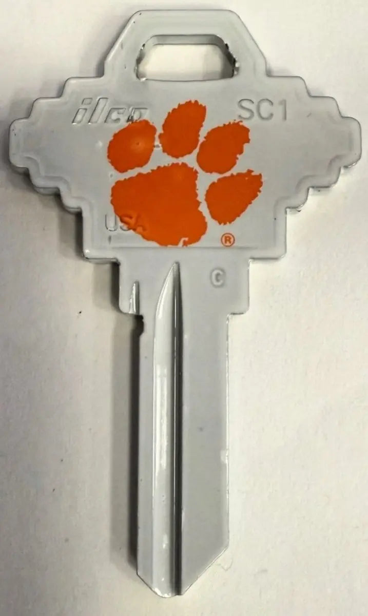Kaba Ilco CK-SC1-CLEMSON Tigers College House Key Blank SC1 Keyway