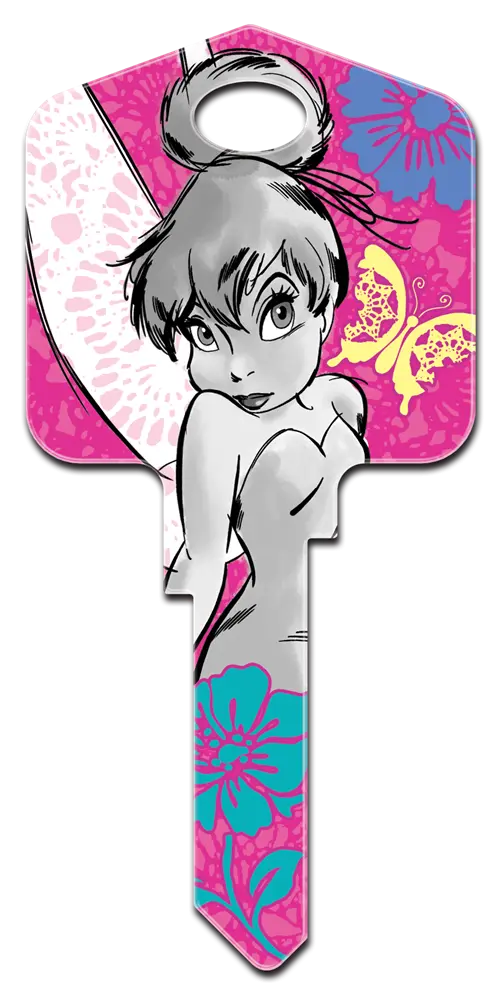 SC1-D46 Disney Keys Schlage Tinker Bell 4