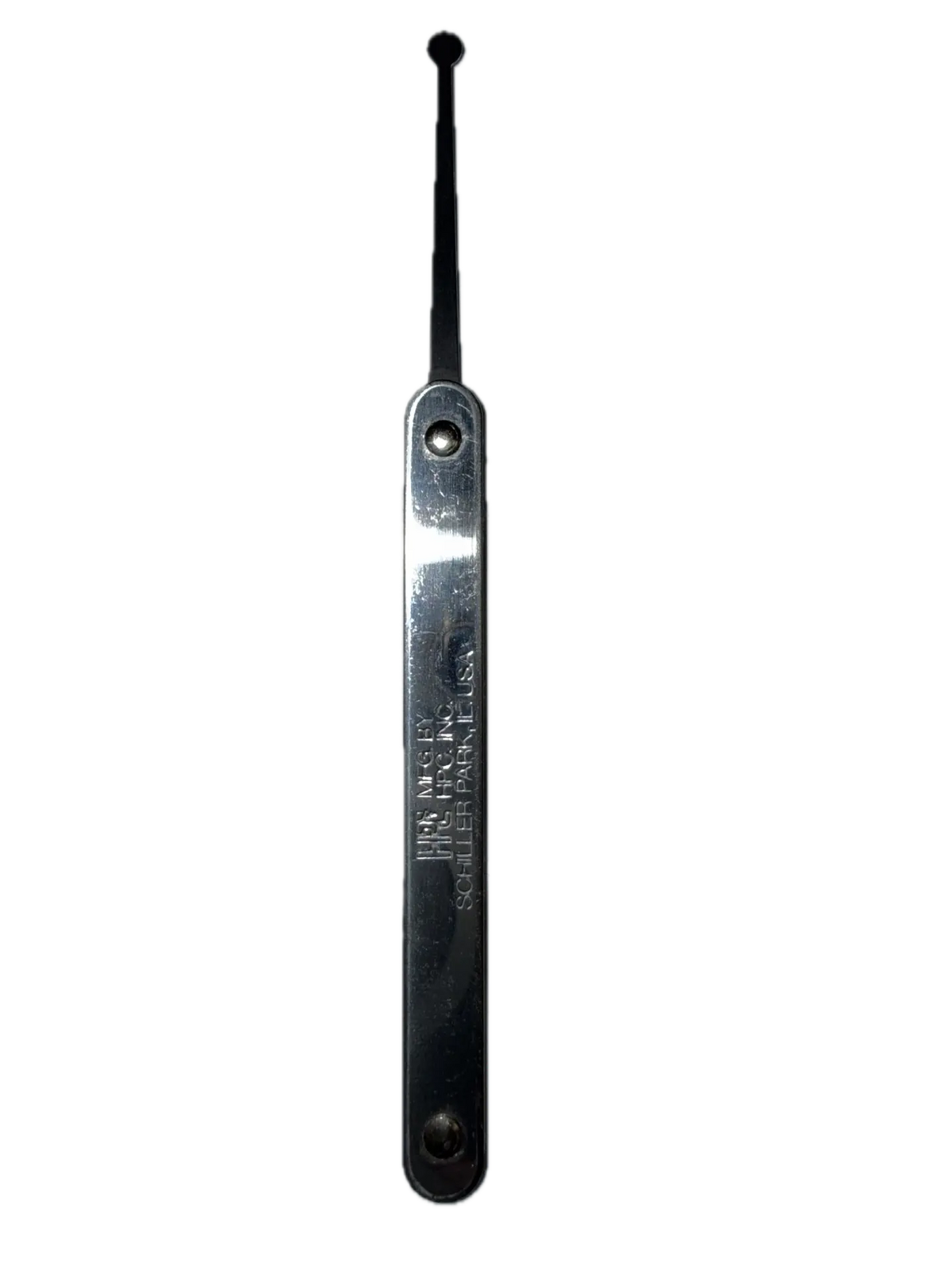 HPC BPX-4 Lock Pick, Small Single Ball Spring Steel Blade with Stainless Steel Handle