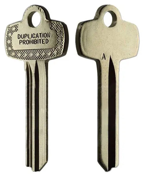 Kaba Ilco 1A1A1 Look-Alike Best A Key Blank, Nickel Silver