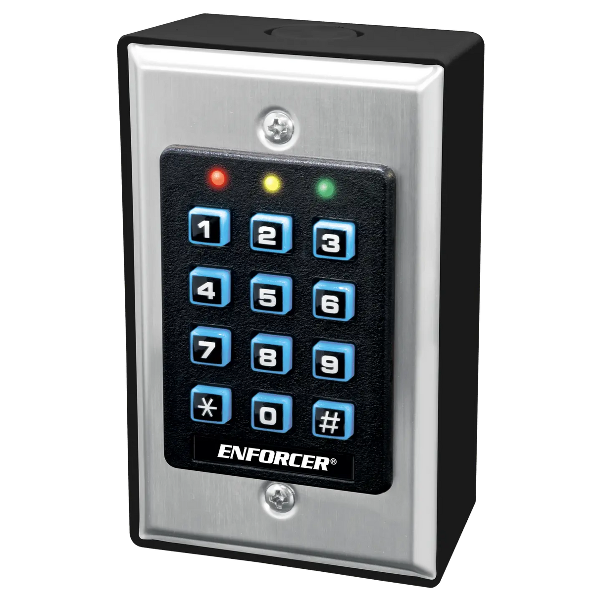 Seco-Larm SK-1011-SDQ Indoor Access Control Keypad, 1000 Users, 1A Relay Out, 12-24 VAC/VDC
