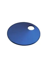Lucky Line 256830 1-1/2"  Aluminum Key Tag with 1 Hole Blue 100 Per Display Box