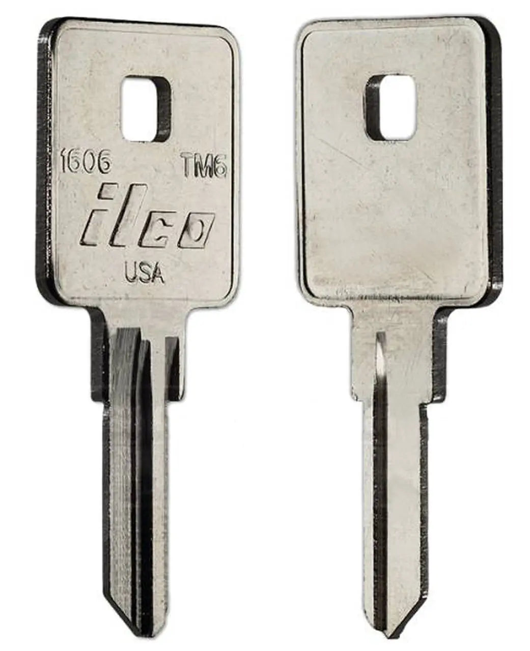 Kaba Ilco 1606 Trimark Key Blank – TM6/KS700, 6-Pin, Nickel-Plated Brass