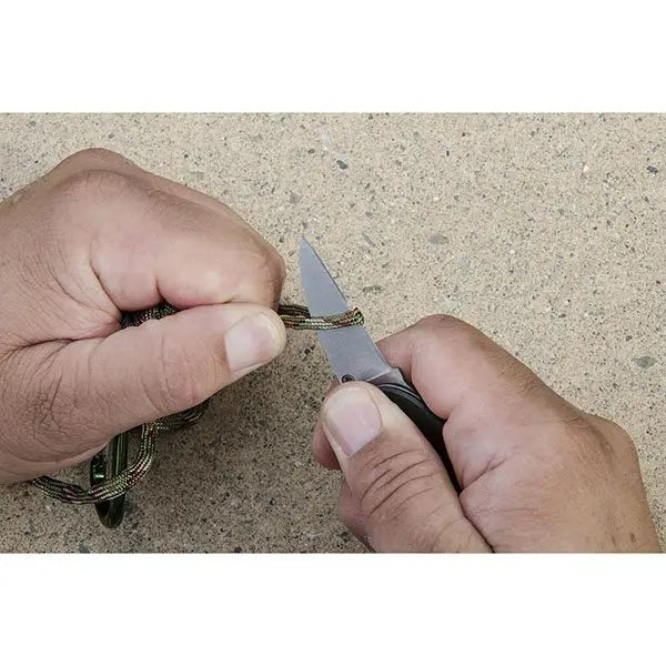 Lucky Line U12701 Carabiner Knife Black 1 Per Card