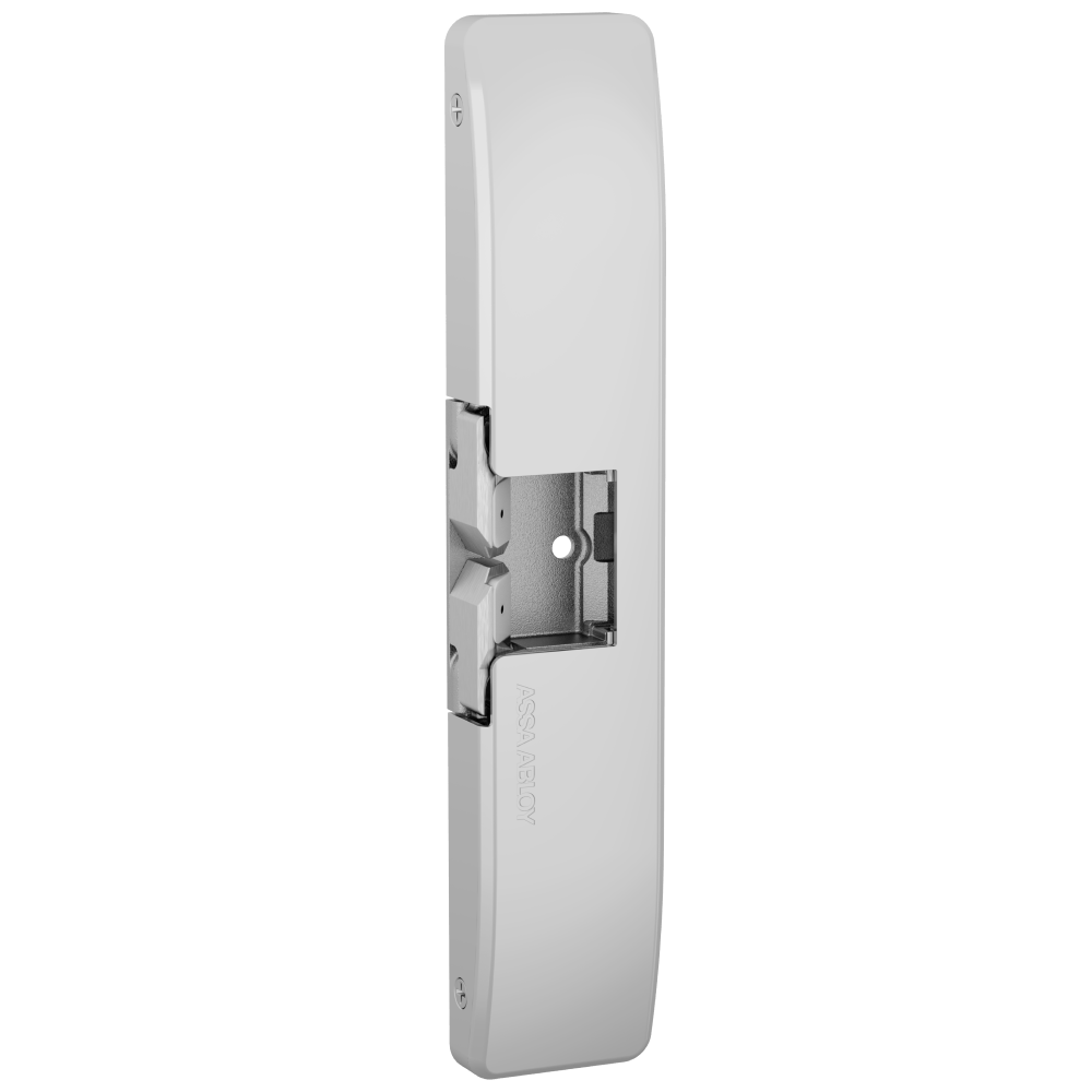 HES 9500-630-LBSM Fail Safe/Fail Secure, Complete 12/24VDC Electric Strike, Surface Mounted, 3/4" Thickness, Fire Rated, Latchbolt Strike Monitor, Satin Stainless Steel