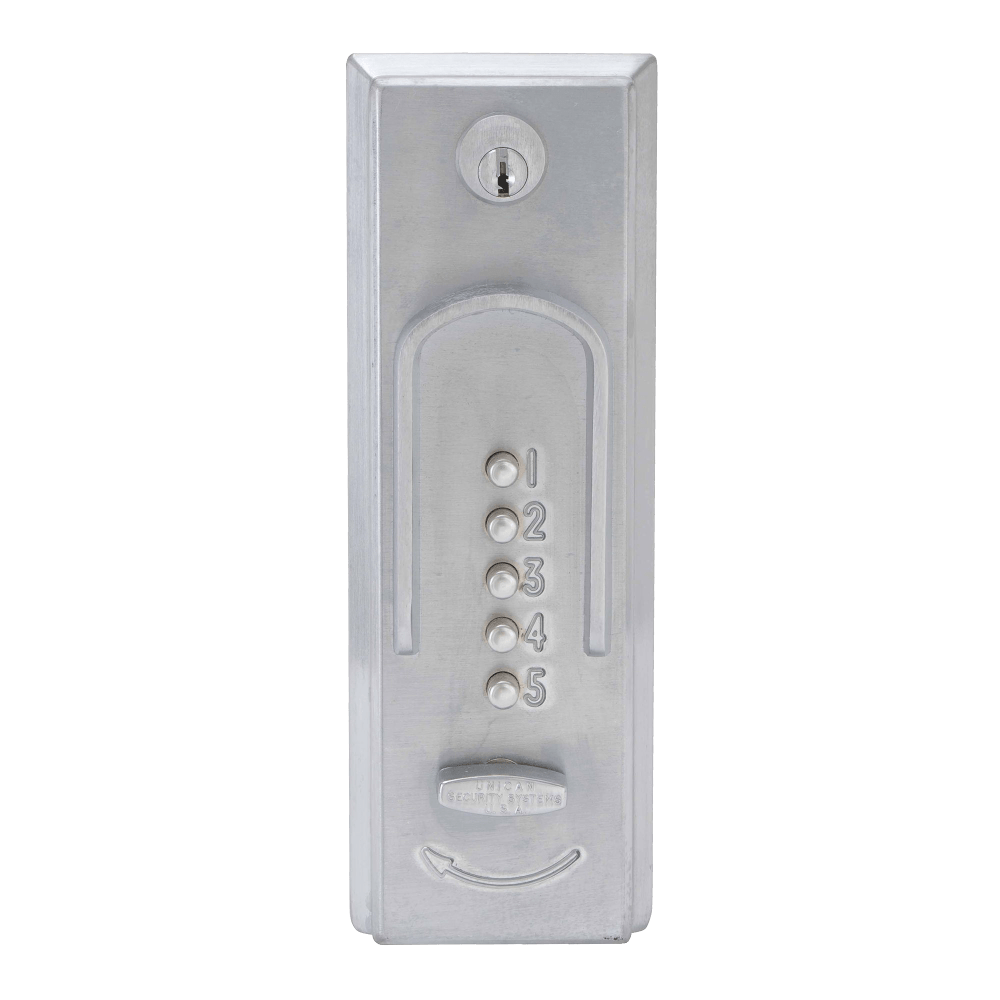 DormaKaba 2015-26D-41 Exit Device Push Button Lock, Satin Chrome