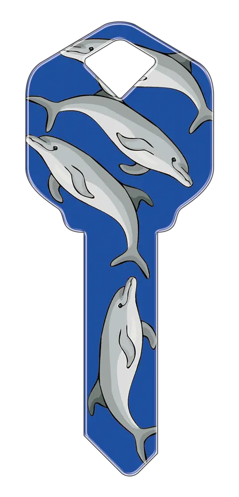 KW-HK13 Happy Keys Kwikset Dolphins