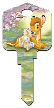 KW-D79 Disney Keys Bambi & Thumper KW Keyway