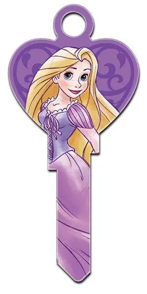 KW-D115 Disney Keys Kwikset RAPUNZEL HEART - SHAPE!